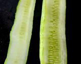 A picture of step 2 of Makhana Raita In Cucumber Boat - Vrat Raita.