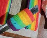 Foto langkah ke 6 dari resep Bolu Gulung Mini Rainbow.