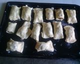 A picture of step 5 of Sausage rolls.