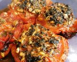 Une image de l'étape 4 de Tomates gratinées à l'ail et persil.