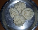 A picture of step 2 of Chocolate momos.
