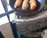 Foto del paso 4 de la receta: Pollo envuelto con espagueti