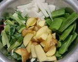 आलू सेम फली सब्‍ज़ी (aloo sem phali sabzi recipe in Hindi) रेसिपी चरण 1 फोटो