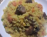 A picture of step 7 of Egg Fried Rice.