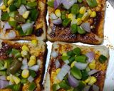 A picture of step 3 of Pizza toast.