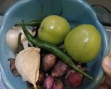 Foto langkah ke 2 dari resep Cumi asin sambal ijo.