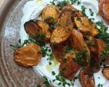 Une image de l'étape 7 de 🥕Carottes rôties sauce tahin citron vert ricotta.