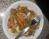 Foto del paso 13 de la receta: Filete con vegetales y pasta estilo chino