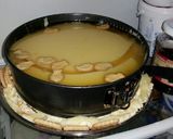 Túrós-gyümölcsös-pudingos torta recept fázis 7 fotója