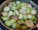 Foto langkah ke 3 dari resep Gambas - oyong masak kuah simple tanpa minyak.