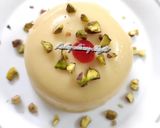A picture of step 2 of Cream caramel🍮.