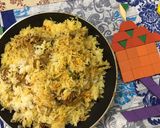 A picture of step 7 of Tawa biryani 🥰🥰🥰💓💓💓.
