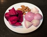 A picture of step 2 of Beetroot pasta.