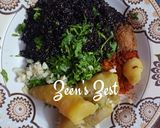 A picture of step 2 of Black Quinoa and Sweet Potato Cutlets.
