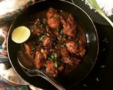 A picture of step 8 of Filipino Chicken Adobo Fried Rice.