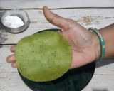 A picture of step 5 of Methi Puri.