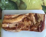 Foto del paso 1 de la receta: Habichuela con panceta de cerdo ahumada