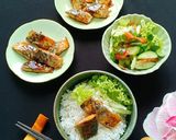Hình bước làm 3 của món SABA NO TERIYAKI (Cá Saba dấm áp chảo với sốt Teriyaki)
