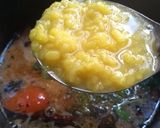 A picture of step 3 of Lemon rasam.