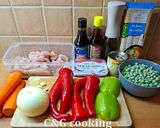 A picture of step 1 of Malaysian Spicy Chicken Stir-Fry (Ayam Paprik) C&G.