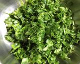 A picture of step 1 of Methi Muthiya.