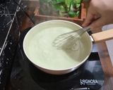 Foto langkah ke 3 dari resep Matcha Turkish Magnolia Pudding.