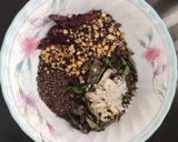 A picture of step 5 of Flaxseed chutney powder.