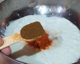 A picture of step 2 of Murgh pulao.