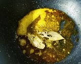 A picture of step 3 of Keema and peas aloo dum.