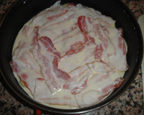Foto del paso 4 de la receta: Pastel de patata, bacon y queso gratinado