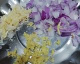 A picture of step 4 of Dal Palak.