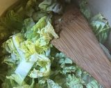 A picture of step 5 of Tofu, miso and noodle soup - vegan.