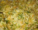 A picture of step 3 of Mexican Briyani.