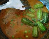 A picture of step 6 of Tindora curry.