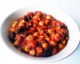 Foto del paso 4 de la receta: Chile vegano de garbanzos con salsa buffalo
