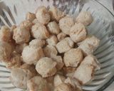 A picture of step 1 of Soya Manchurian..😊😊.