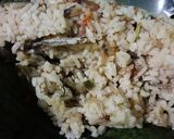 Foto langkah ke 6 dari resep Nasi Bakar Baby Squid & Anchovies.