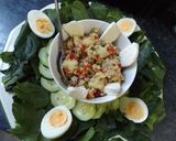 Foto del paso 2 de la receta Ensalada de espinacas, atún, huevo y demás