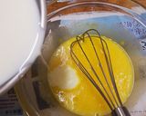 A picture of step 7 of Easy No-Bake, No-Steam Caramel Flan.