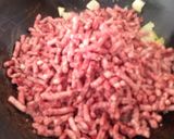 A picture of step 3 of My Chilli Beef with Chorizo 😀.