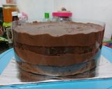 Foto langkah ke 8 dari resep Chocolate Truffle cake.