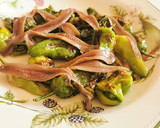 Foto del paso 3 de la receta: Tapa de Pimientos de Padrón con Anchoas