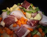 Foto del paso 2 de la receta: Lentejas con jamón y pollo