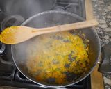 Foto del paso 2 de la receta: Sopa crema de arvejas con crutones y panceta crocante