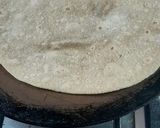 A picture of step 5 of Phulka/ Roti.