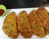 ब्रेड चीला (Bread cheela recipe in hindi) रेसिपी चरण 4 फोटो