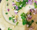 A picture of step 2 of Moong ki Dal ka cheela.