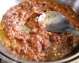 A picture of step 4 of Garlic red chutney.