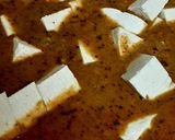 A picture of step 9 of Paneer Kolhapuri.