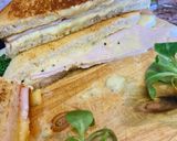 Une image de l'étape 4 de Croque monsieur.
